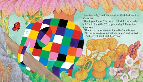 Elmer and Butterfly by David McKee - Quirks!