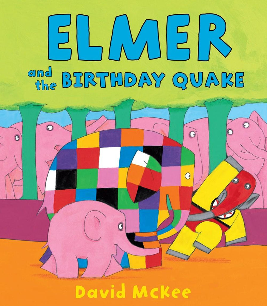 Elmer and the Birthday Quake by David McKee - Quirks!