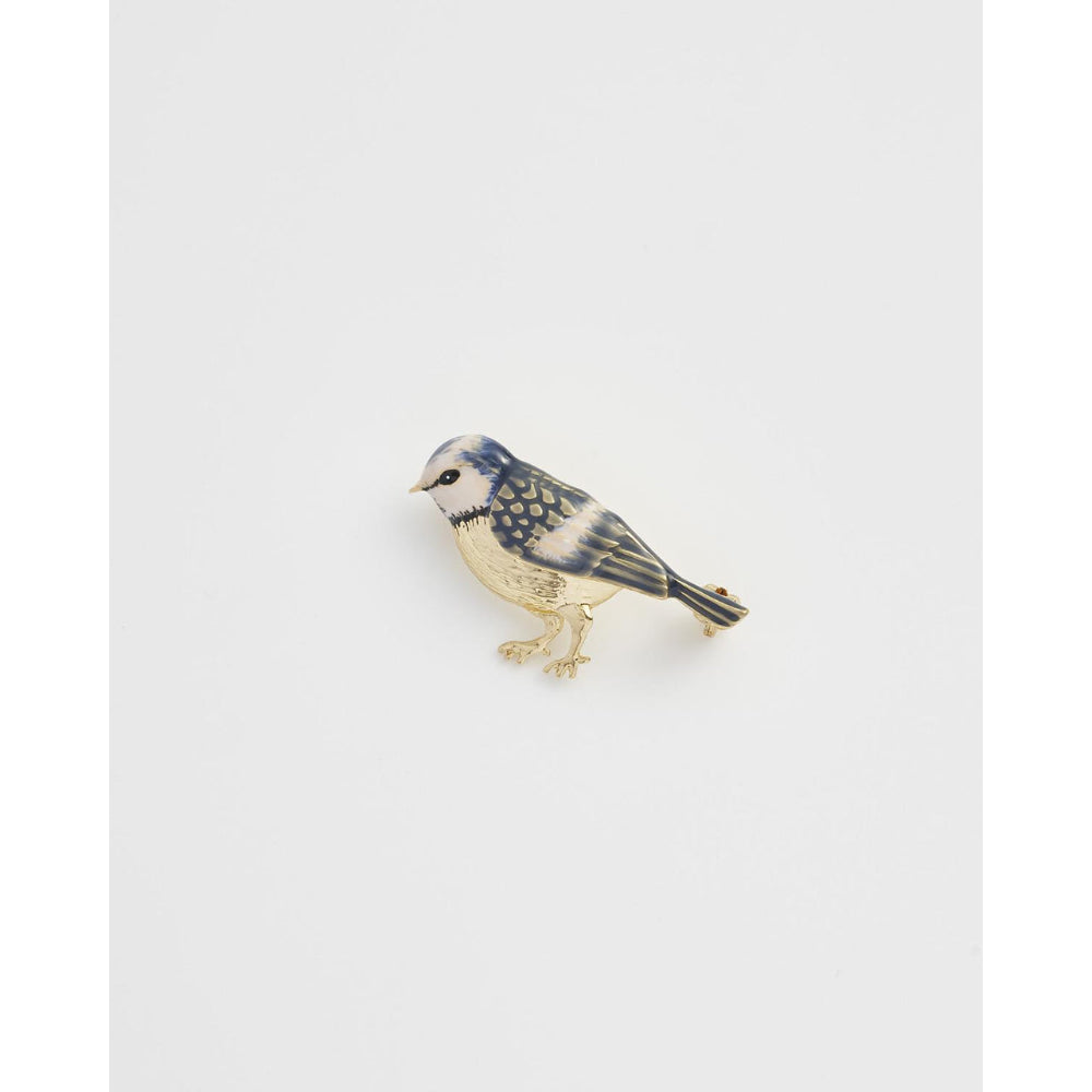 Enamel Blue Tit Brooch by Fable England 2