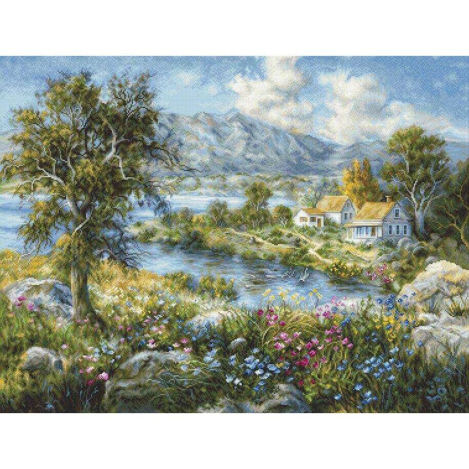 Enchanted Cottage B615L Counted Cross-Stitch Kit