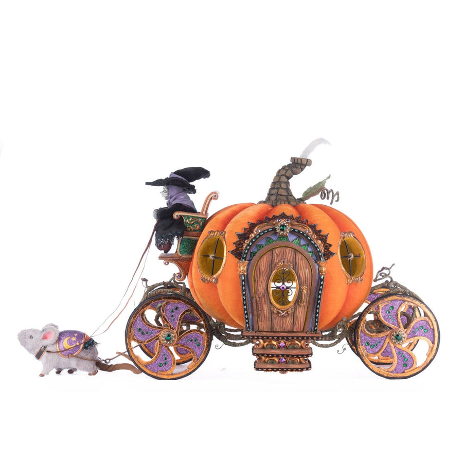 Enchanted Pumpkin Carriage by Katherine's Collection 