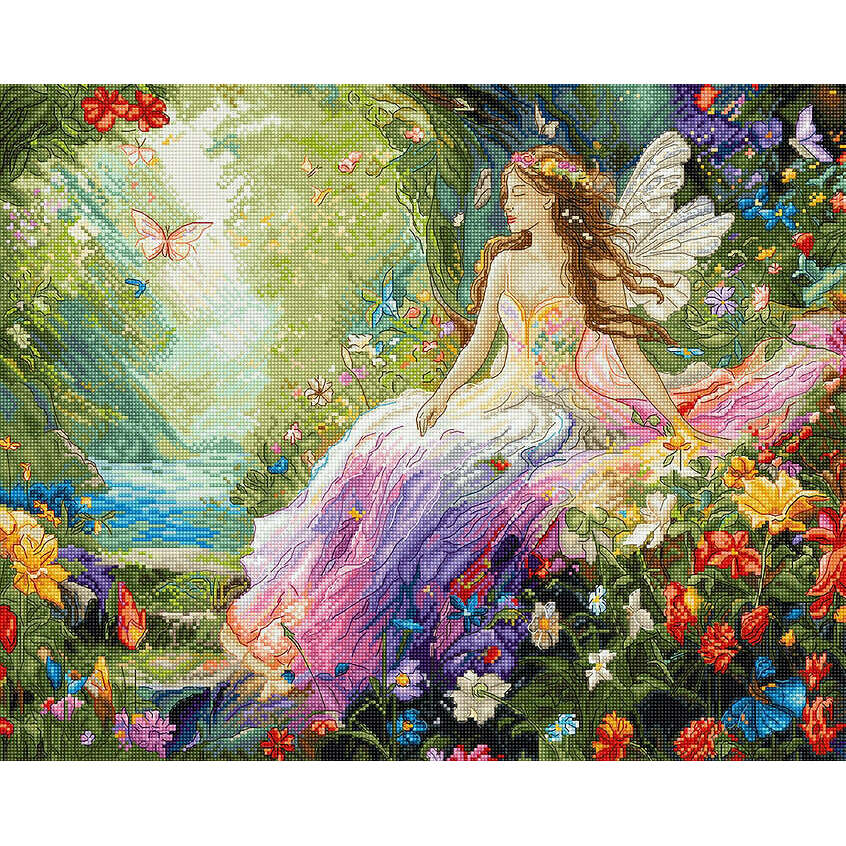 Enchanted Spring L9932 Counted Cross Stitch Kit