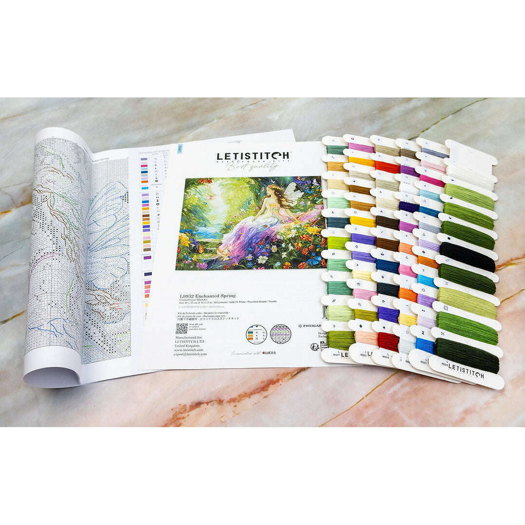 Enchanted Spring L9932 Counted Cross Stitch Kit