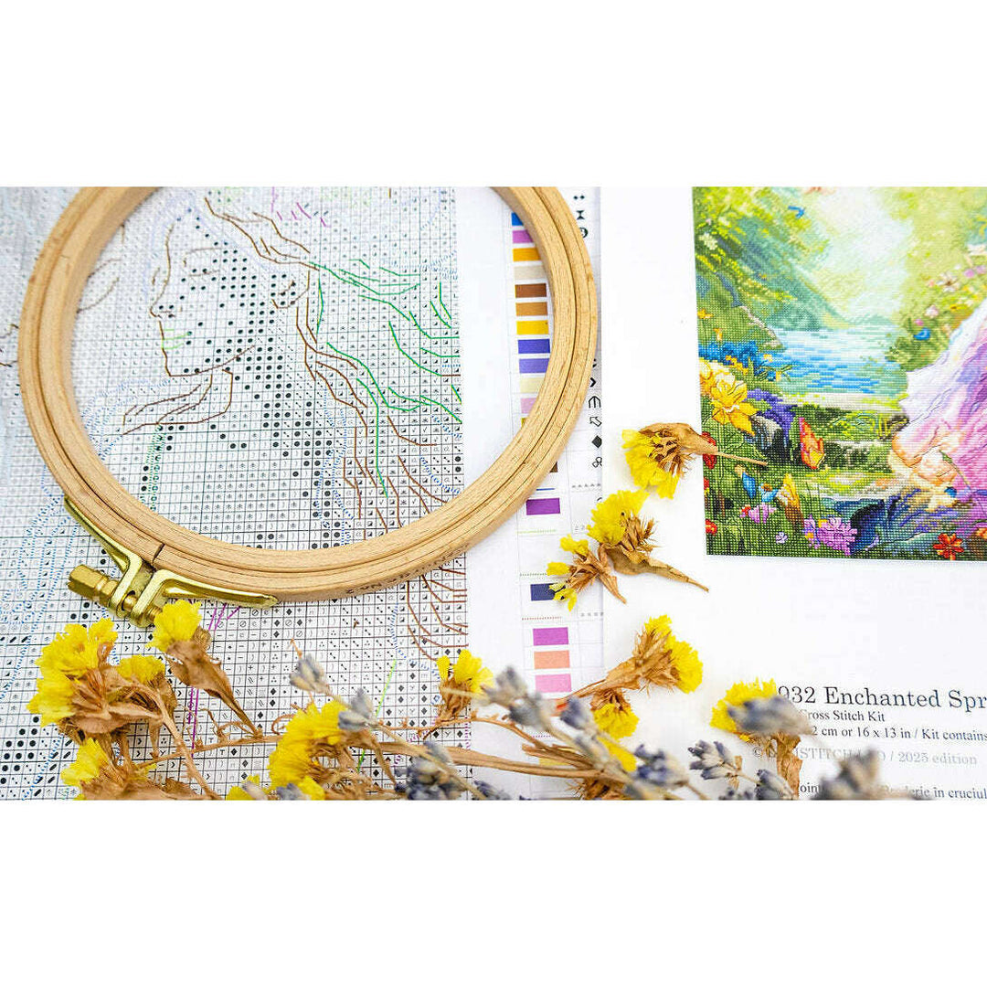 Enchanted Spring L9932 Counted Cross Stitch Kit