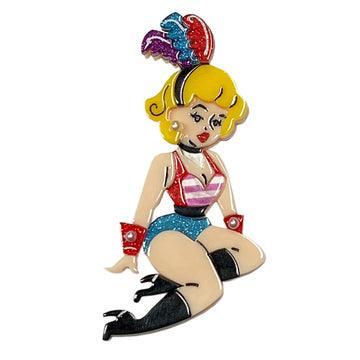 Enjoy the Ride Circus Brooch by Lipstick & Chrome - Quirks!
