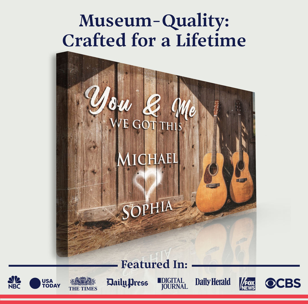 Country Music Themed We Got This Couple Sign