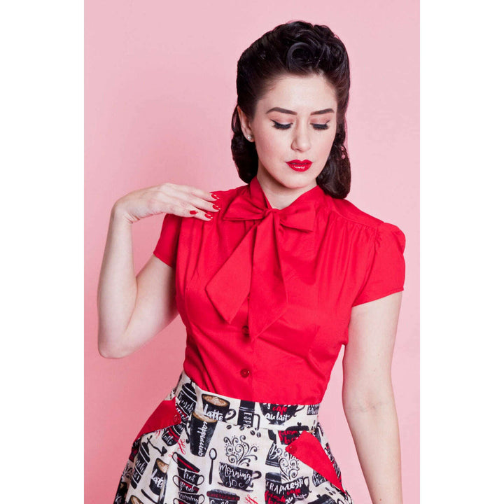 Estelle Blouse - Red