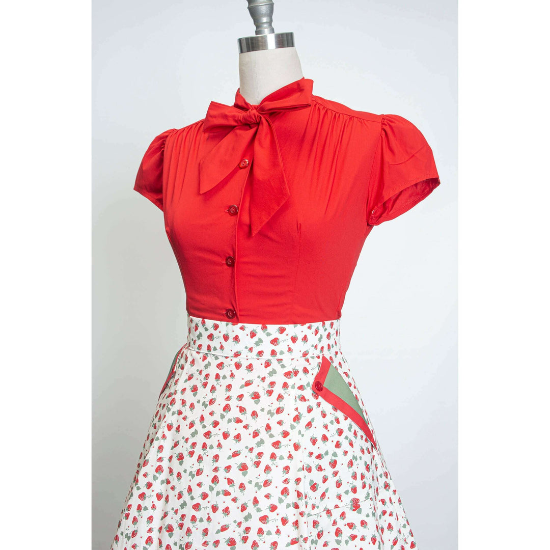 Estelle Blouse - Red