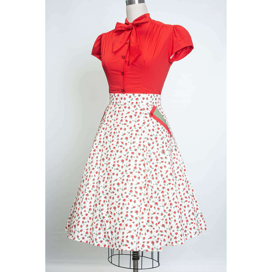 Estelle Blouse - Red