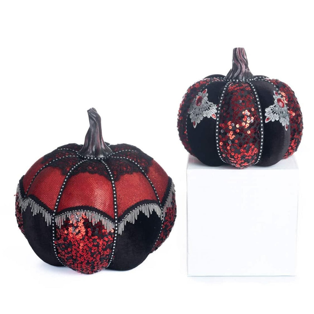 Eternal Devotion Pumpkins Set of 2 by Katherine's Collection  1