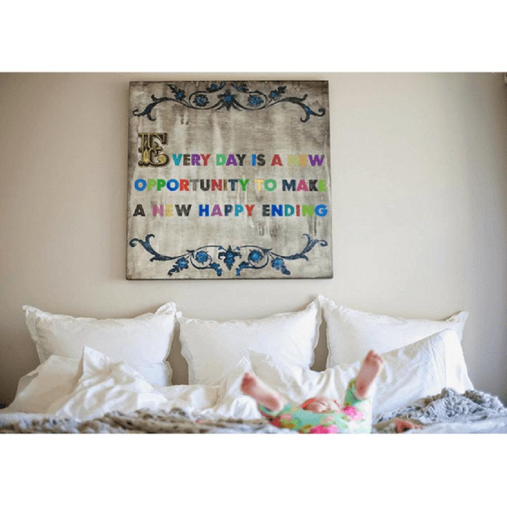 "Everyday Is A New Opportunity" Gallery Wrap Art Print - Quirks!