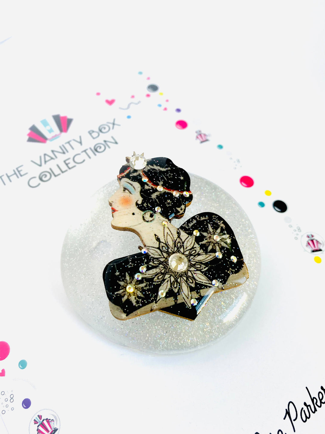 You are a Star Art Deco Brooch by Rosie Rose Parker