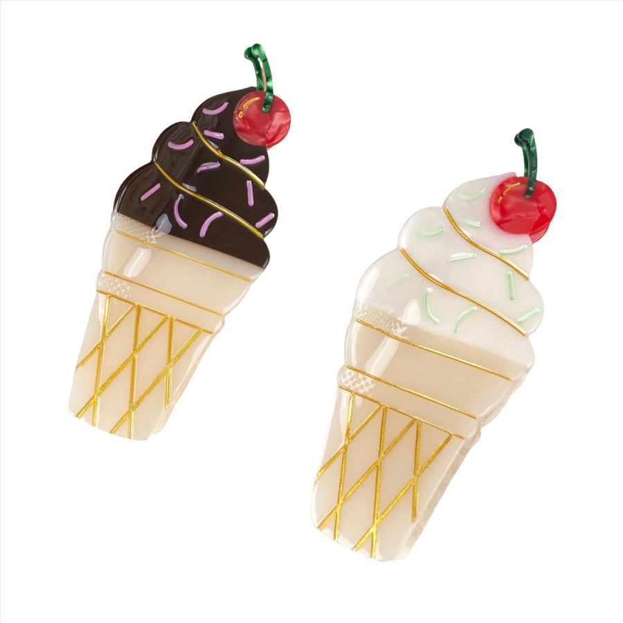 ice cream hair clip