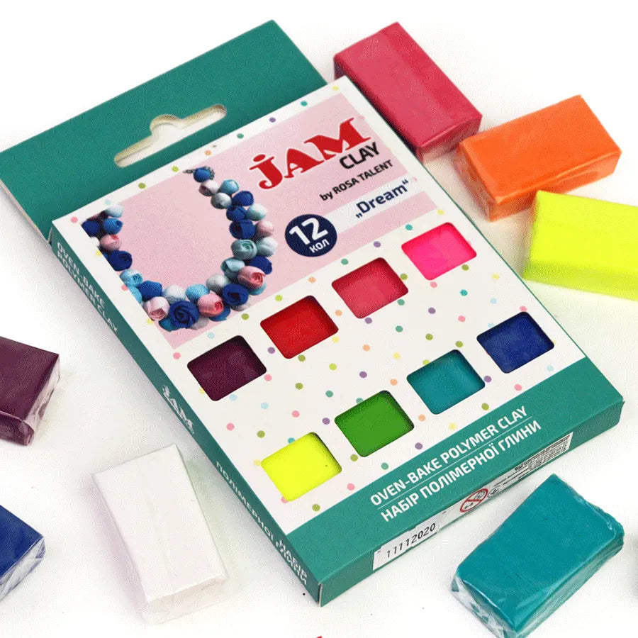 Rosa Talent Dream - Polymer Clay Set. 12*0.04 lb. Jam Clay.