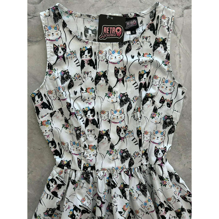 Fabulous Felines Vintage Dress