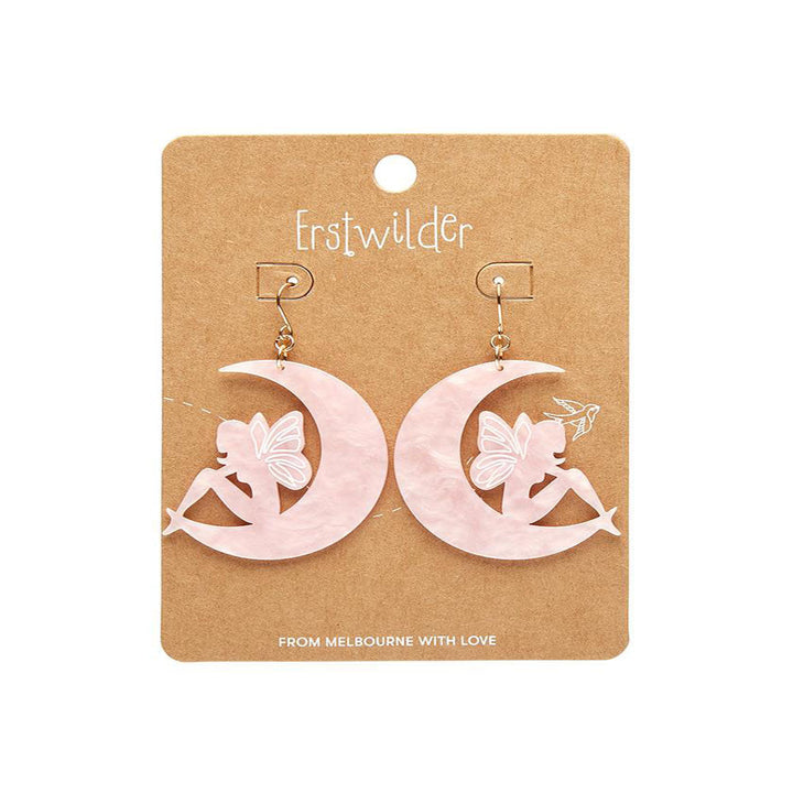 Fairy Moon Drop Earrings - Pink (3 Pack) by Erstwilder image 1