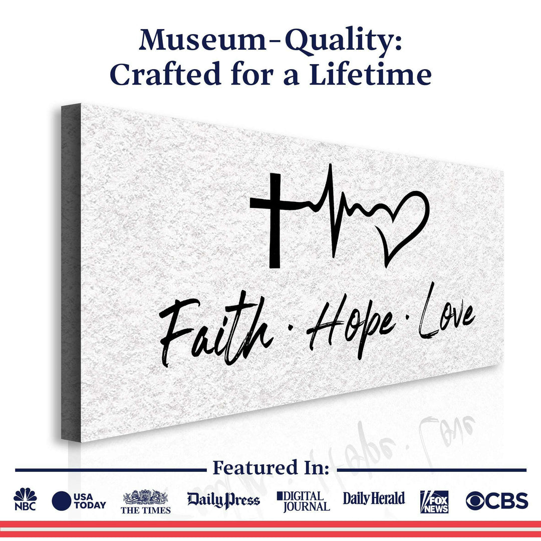 Faith, Hope, Love Faith Wall Art II