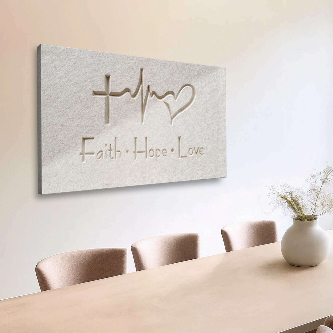 Faith, Hope, Love Faith Wall Art IV