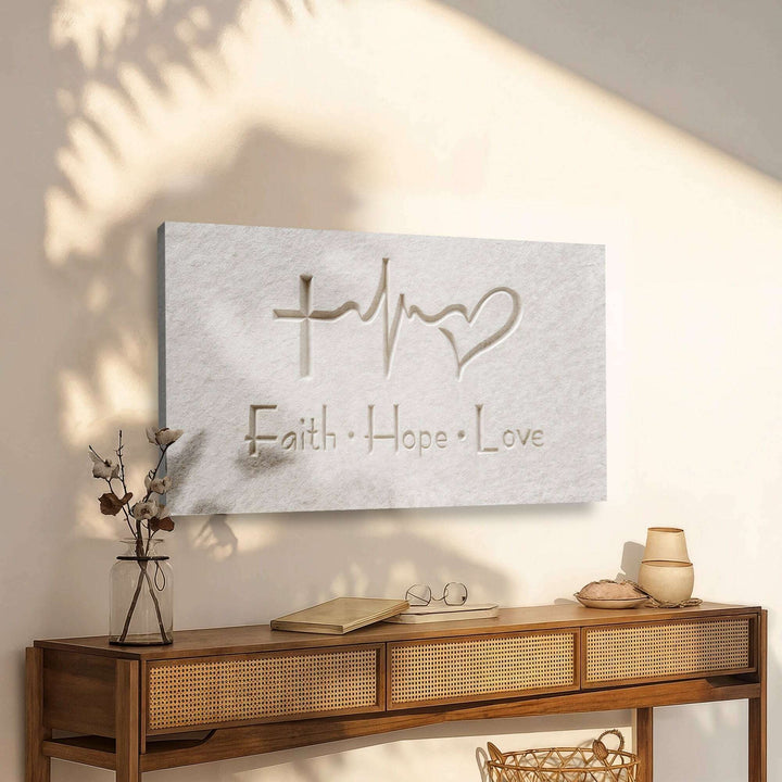 Faith, Hope, Love Faith Wall Art IV