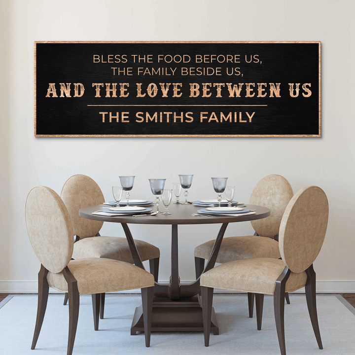 Family Blessing: Bless the Food Sign
