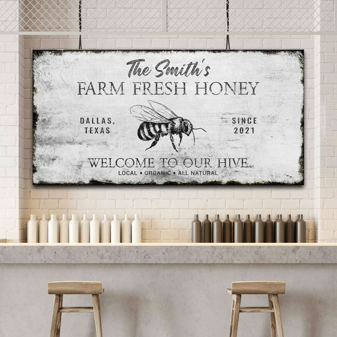 Family Farm Fresh Honey Sign