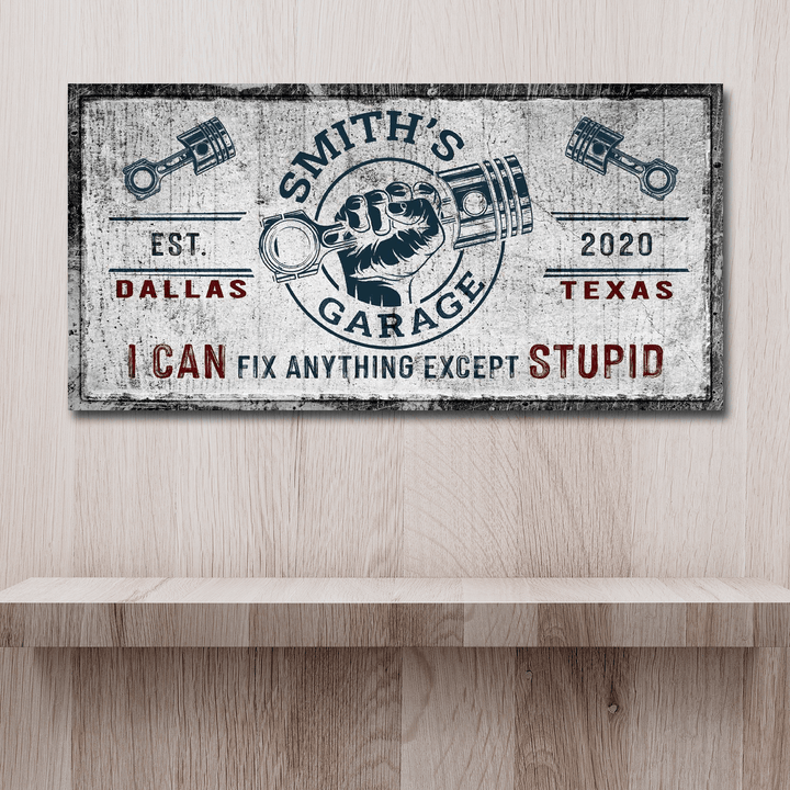 Family Garage Sign