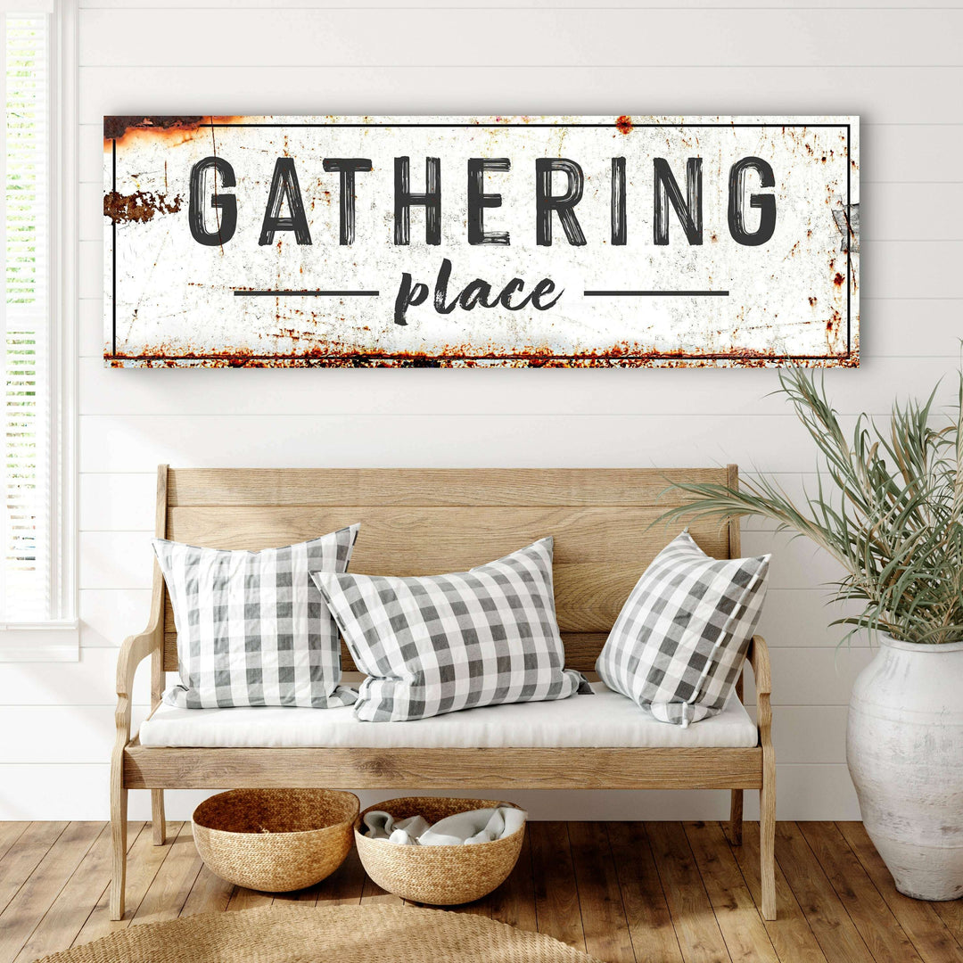 Family Gathering Place Sign