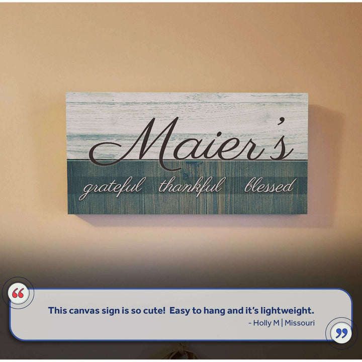 Family Grateful Sign III
