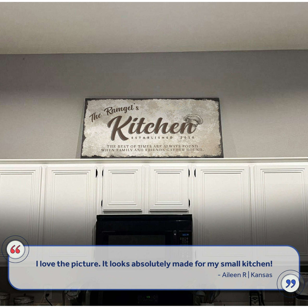 Family Kitchen Sign III