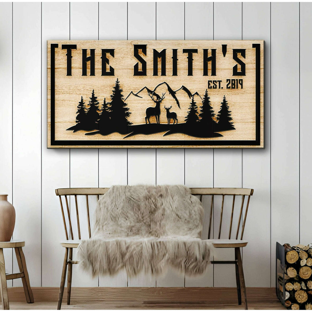 Family Mountain Sign III