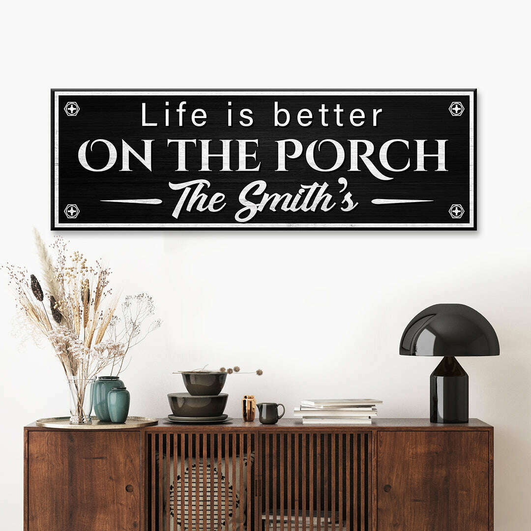 Family Name Porch Sign