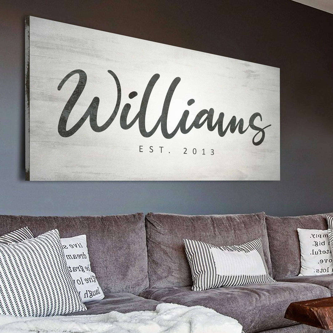 Family Name Sign IV