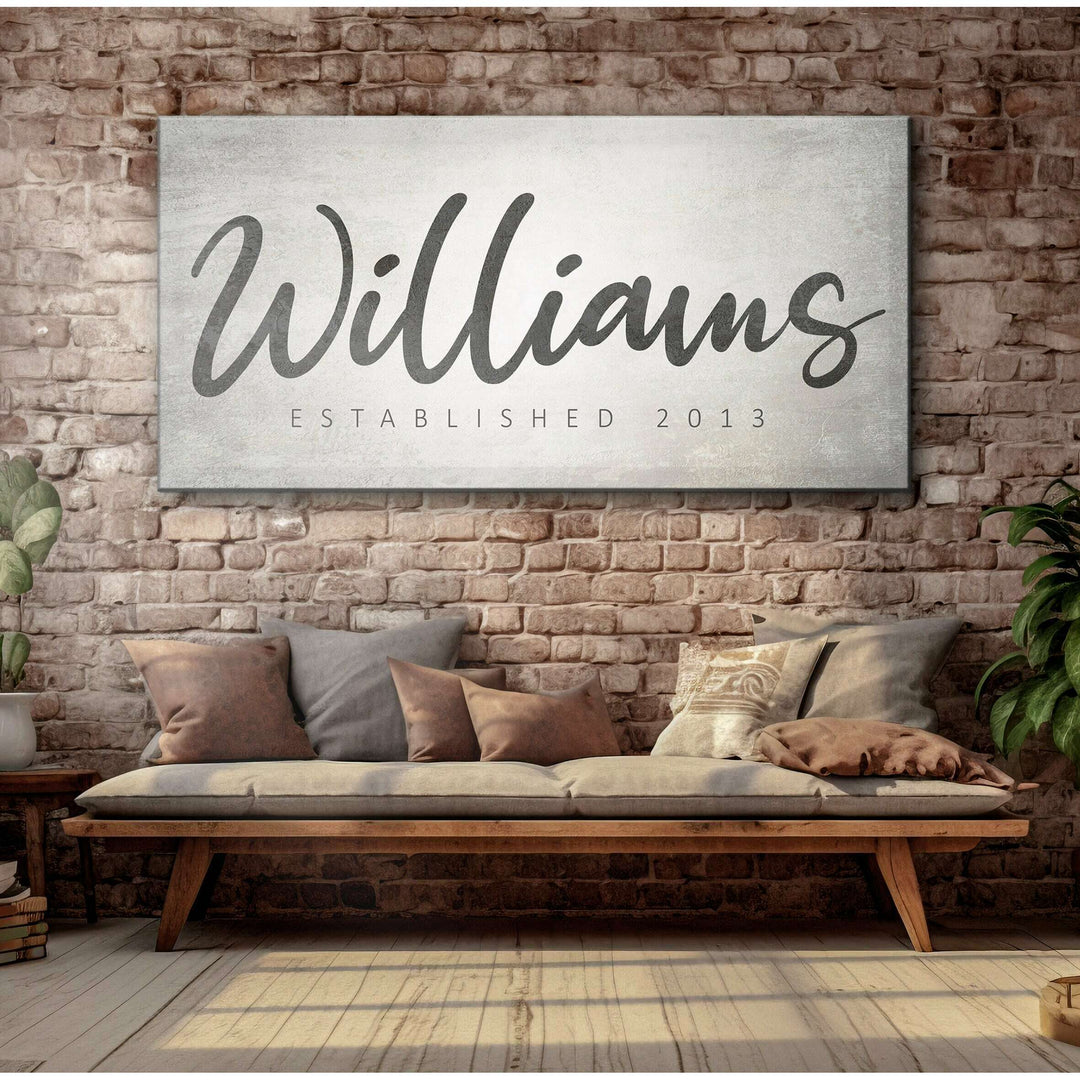 Family Name Sign IV