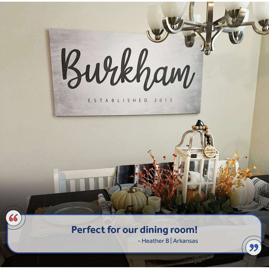 Family Name Sign IV