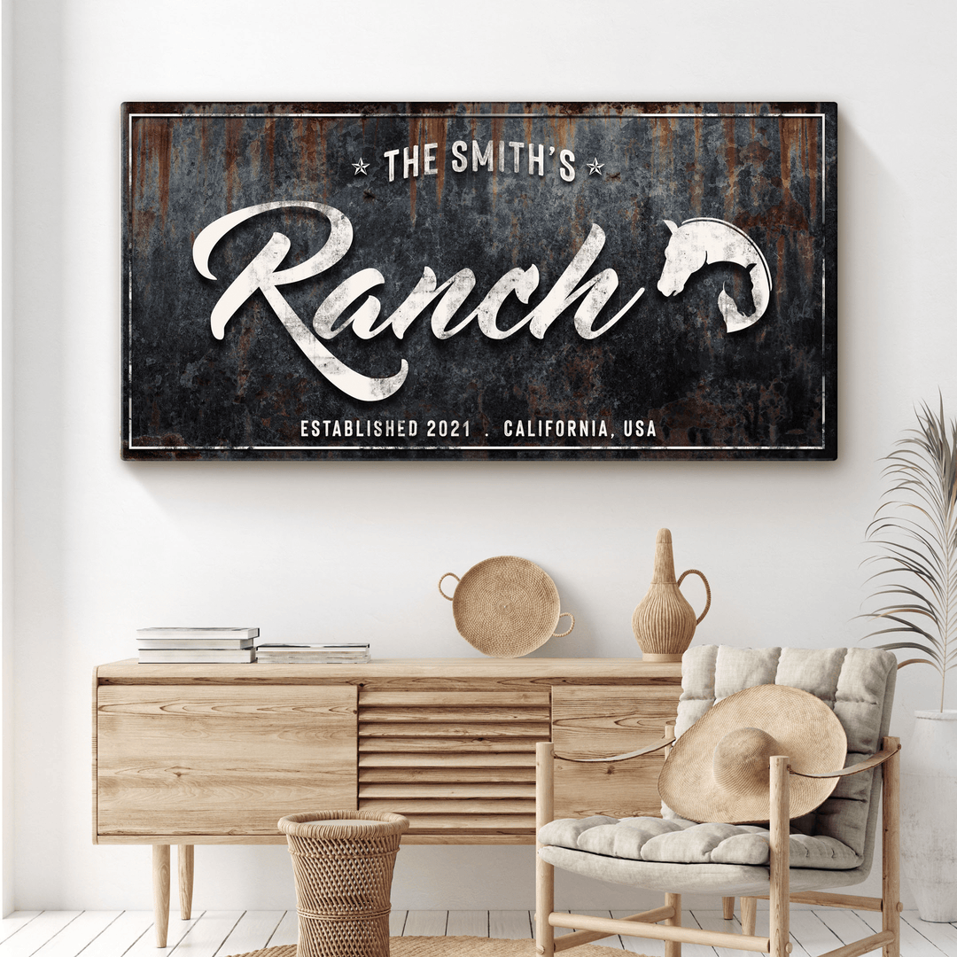 Family Ranch Sign