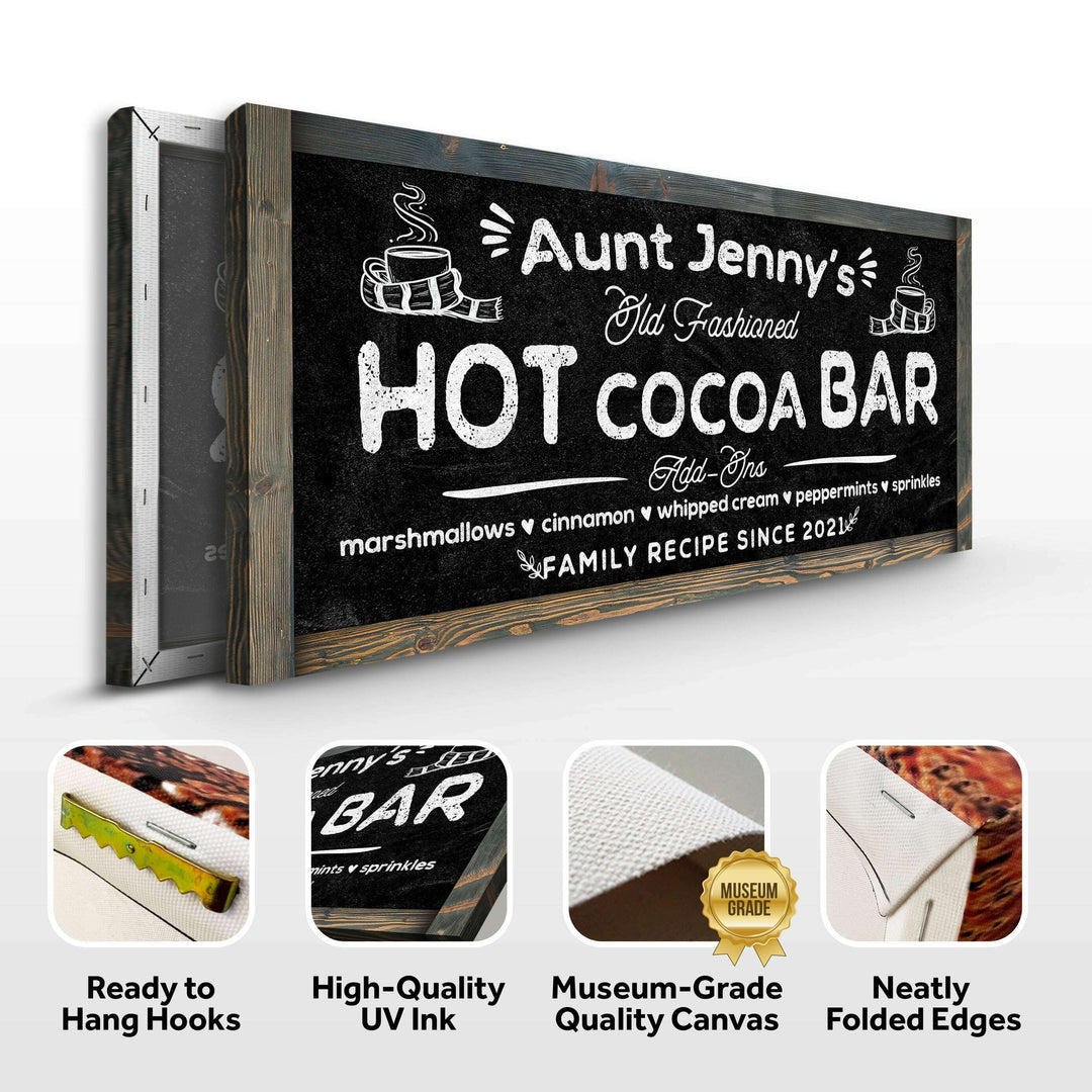 Family Recipe Old Fashioned Hot Cocoa Sign II