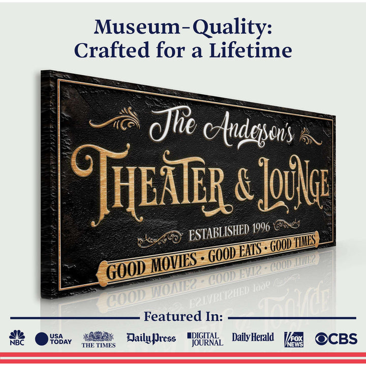 Family Theater And Lounge Sign VI