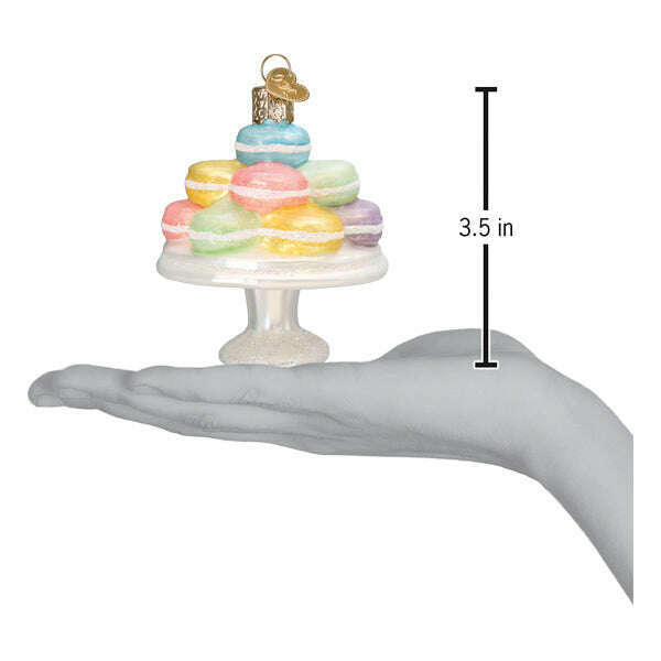 Old World Christmas Fancy Macarons Blown Glass Ornament