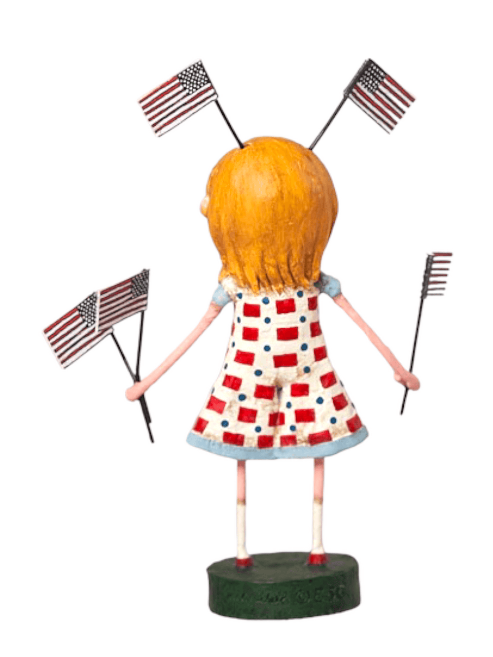 Fannie's Flags Lori Mitchell Figurine - Quirks!
