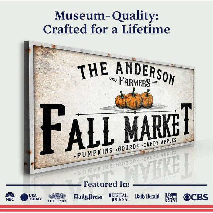 Farmers Fall Market Sign