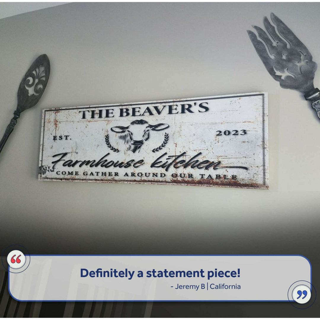 Farmhouse Kitchen Sign