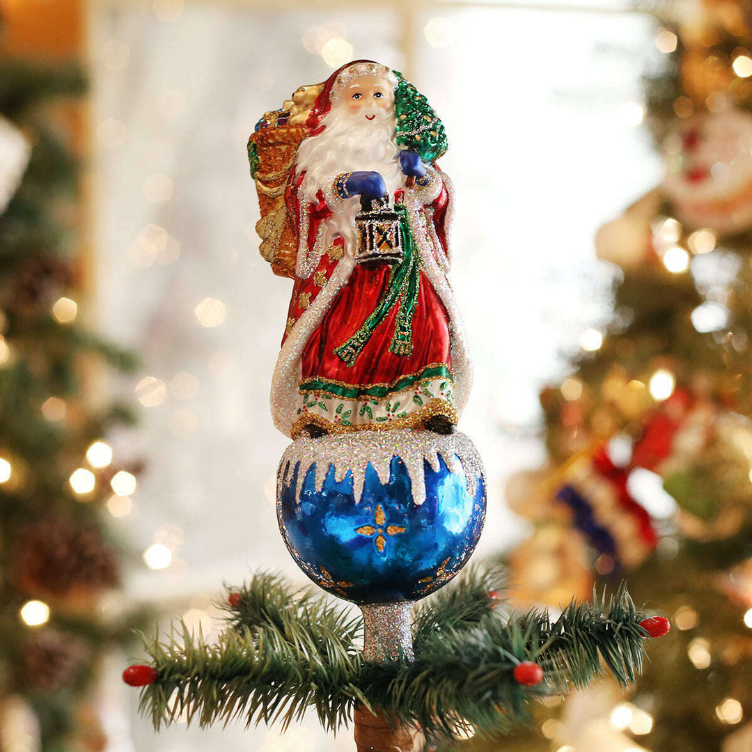 Old World Christmas Father Christmas Tree Top