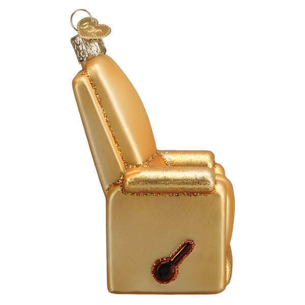 Old World Christmas Favorite Recliner Blown Glass Ornament