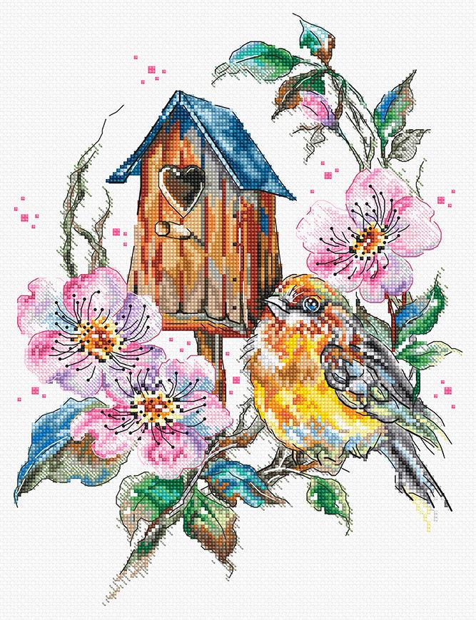 Feathery Wonder L8996 Counted Cross Stitch Kit