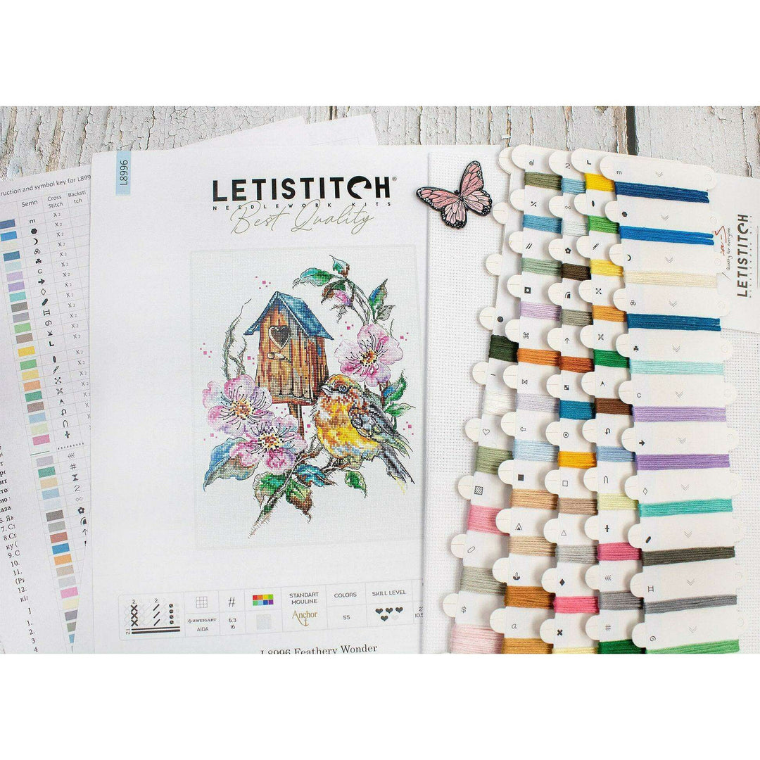 Feathery Wonder L8996 Counted Cross Stitch Kit
