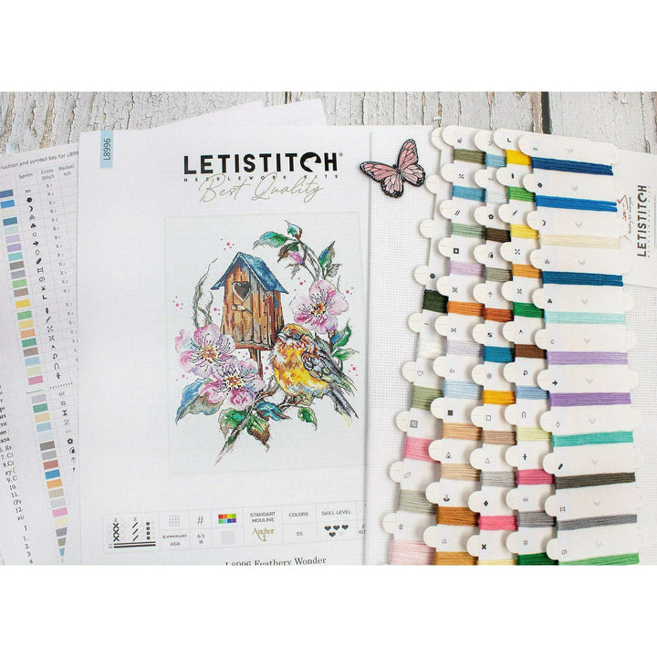 Feathery Wonder L8996 Counted Cross Stitch Kit