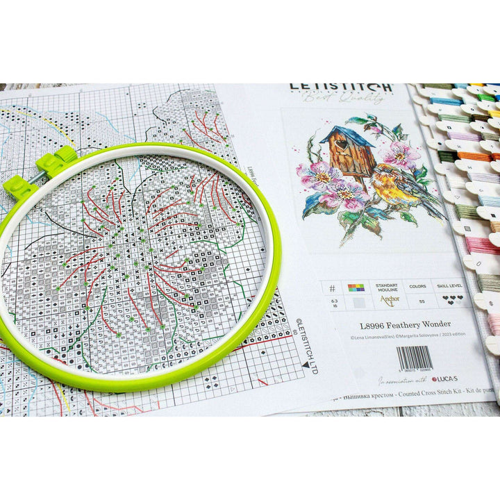 Feathery Wonder L8996 Counted Cross Stitch Kit