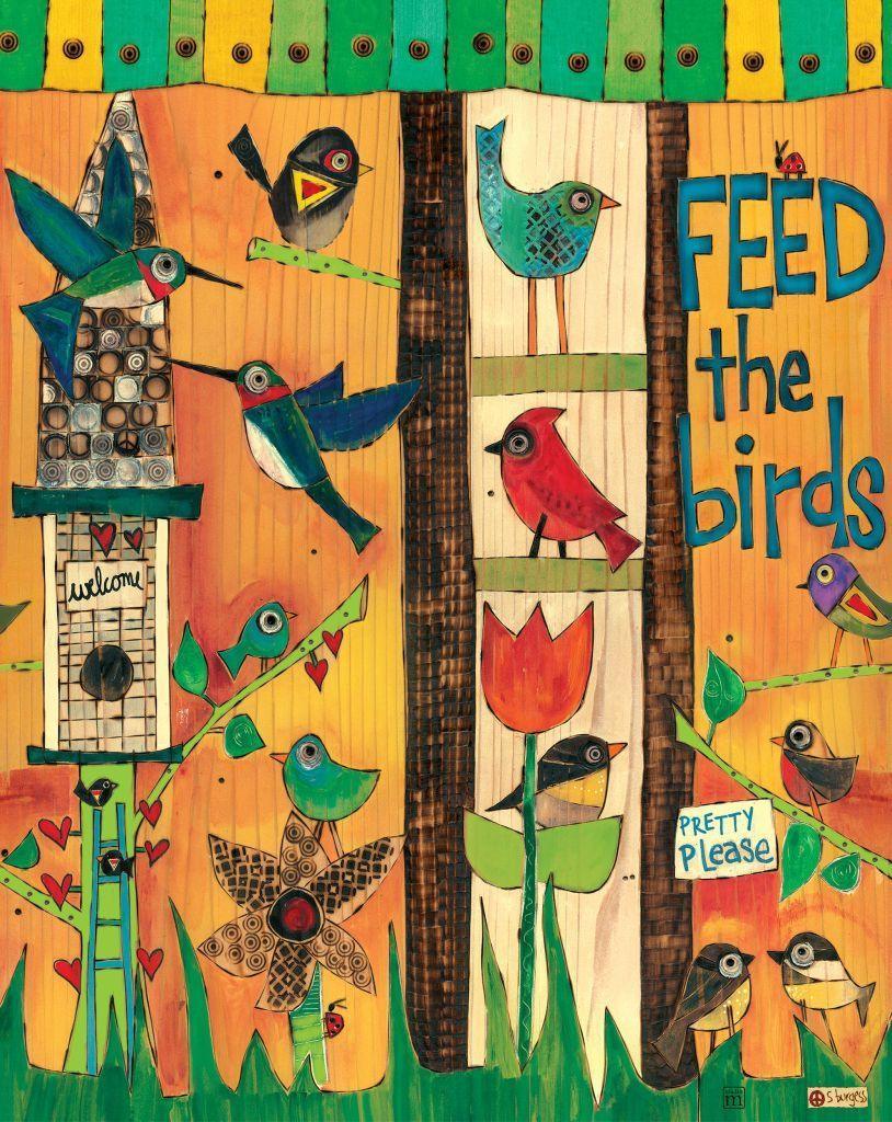 Feed the Birds 20" Art Pole by Studio M - Quirks!