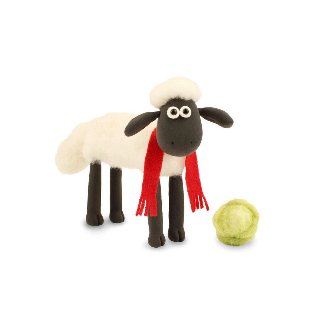 Felting Kit - Aardman Shaun the Sheep - on four legs Needle Felt Kit