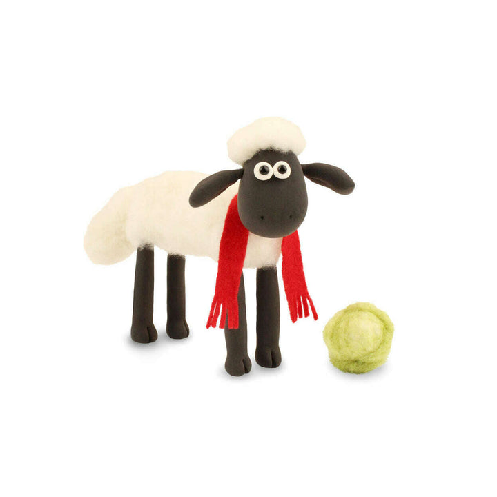 Felting Kit - Aardman Shaun the Sheep - on four legs Needle Felt Kit